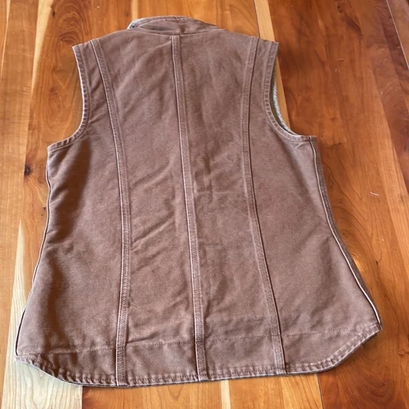 Vintage wool lined Carhartt Womens Vest - size small. Great condition - Picture 6 of 7